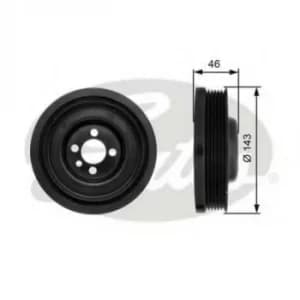 GATES Torsional Vibration Damper TVD1040