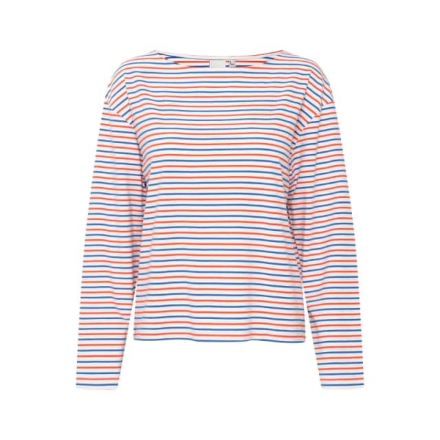 Ichi Womens long-sleeved boat-neck T-Shirt Ichi Mira Blanc Female L