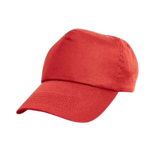 Result Womens Cotton Baseball Cap in Red Red Female One Size