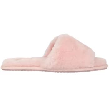 Biba Sheepskin Mule Sliders - Pink