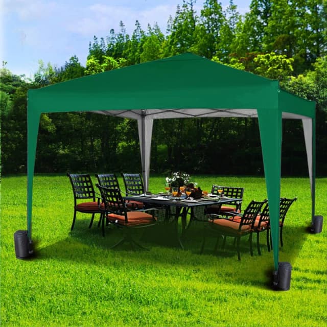 MCC Direct 2X2m Pop up Gazebo Party Tent Marquee with Storage Bag Green