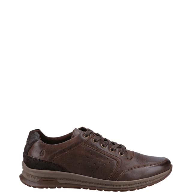 Hush Puppies Mens Joseph Lace Up Trainers Shoes - UK 8 Brown male GDE2677LBR8