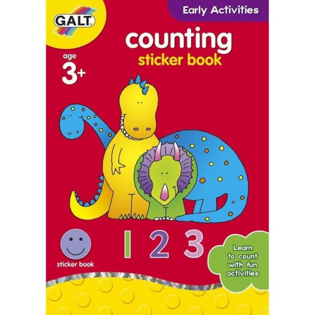 Galt Home Learning Counting Sticker Books Multi