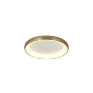 Kantou LED Ceiling Light 50W 3000K Aluminum Brushed Gold Matt