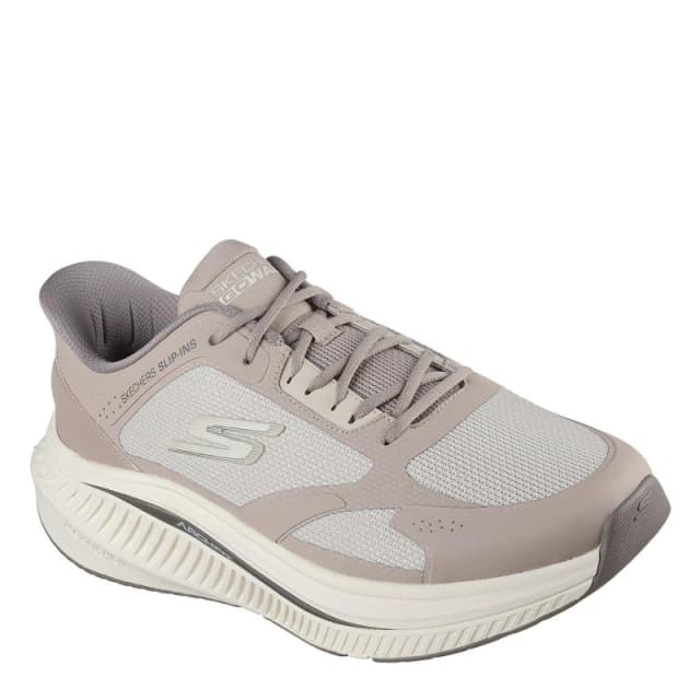 Skechers Mens Go Walk Max Cushioning Slip On Runners Taupe male 7 (41)
