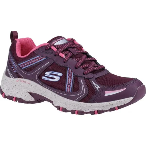 Skechers Womens Hillcrest Lace Up Walking Hiking Shoes Trainers - UK 4