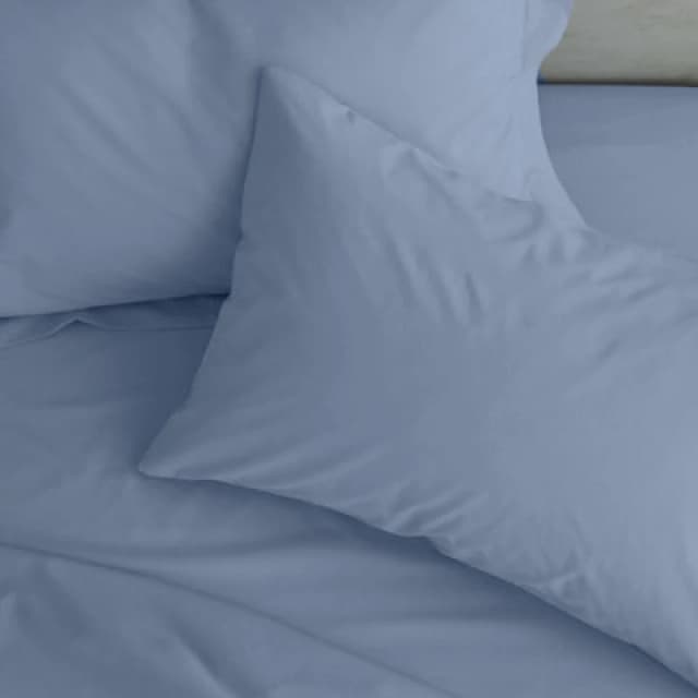 Catherine Lansfield Catherine Lansfield 'Easy Iron Percale' Standard Pillowcase Pair in Blue Size: Standard Pillow Case Blue Standard Pillow Case Un