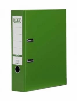 Elba Board Lever Arch File A4 Green - 10 Pack