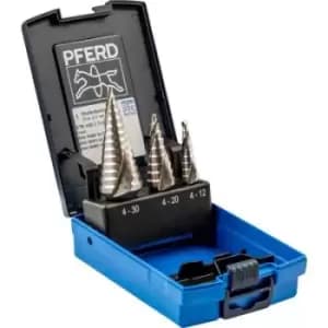 Pferd Step Drill Set HSS 3 Piece