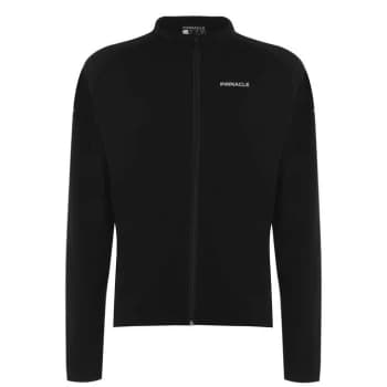 Pinnacle Thermal Long Sleeve Cycling Jersey Mens - Black
