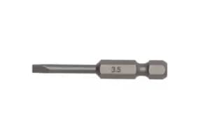 Teng Tools FL5006A03 3.5mm Flat Bit - 50mm Long for Slotted Heads 1/4" Hex 3pk