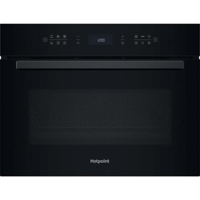 Hotpoint Class 6 Built-In Compact Combination Microwave Oven - Black HCW6O7HTSBUK Black