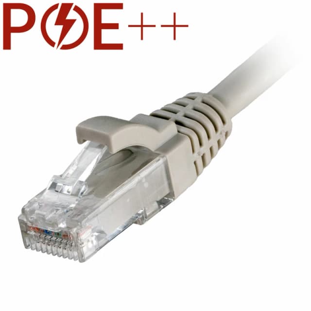 Cablenet 0.3m Cat6 RJ45 Grey U/UTP LSOH 24AWG Snagless Booted Patch Le