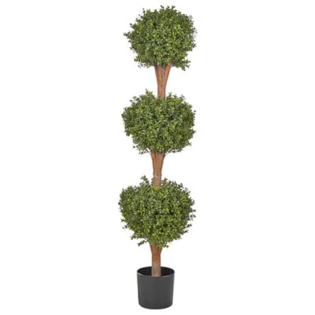 Beliani Artificial Plant Buxus Ball Tree 154cm Green