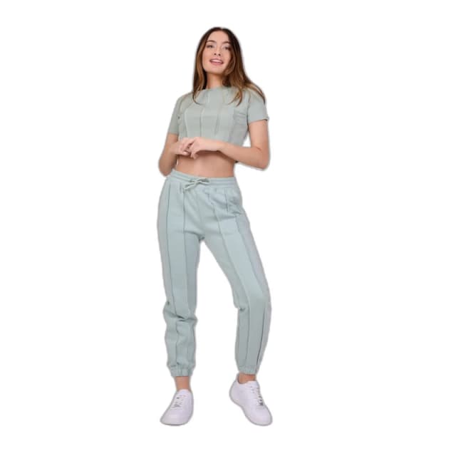 Project X Paris Womens jogging trousers with overlocked edges Project X Paris Bleu Female XS