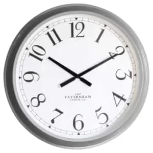 Crossland Grove Goodnestone Clock 680X110X680Mm - Fossil Grey