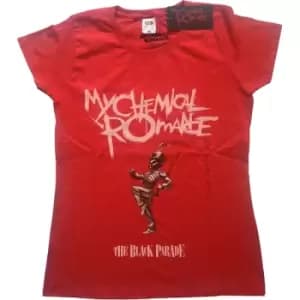 My Chemical Romance - The Black Parade Cover Ladies X-Large T-Shirt - Red