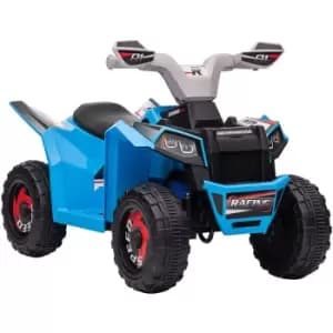 Homcom - Electric Quad Bike, 6V Kids Ride-On atv, for Ages 18-36 Months - Blue - Blue