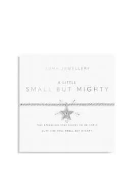 Joma Jewellery A Little... Small But Mighty Silver Bracelet - 15.5cm Stretch, Silver