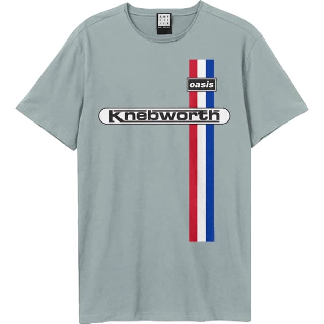 Amplified Amplified Men Knebworth Oasis T-Shirt in Pale Blue Size: 3X-Large Pale Blue XXXL Male 5063693952839