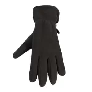 Result Unisex Active Anti Pilling Thermal Fleece Gloves (L) (Black)