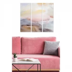 MDF1053182372 Multicolor Decorative MDF Painting (3 Pieces)