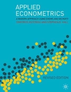 Applied Econometrics by Dimitrios Asteriou Paperback