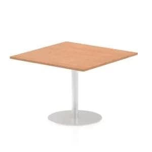Italia Poseur Table Square 10001000 Top 725 High Oak