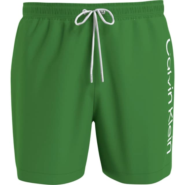 Calvin Klein Large Logo Swim Shorts - Green Green S