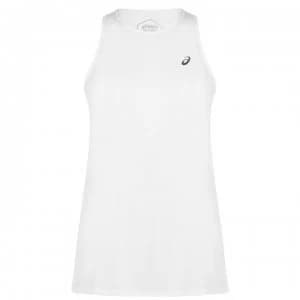 Asics Race Sleeveless T Shirt Ladies - White