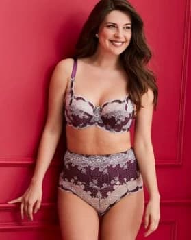 Panache Clara Plum/Silver Full Cup Bra