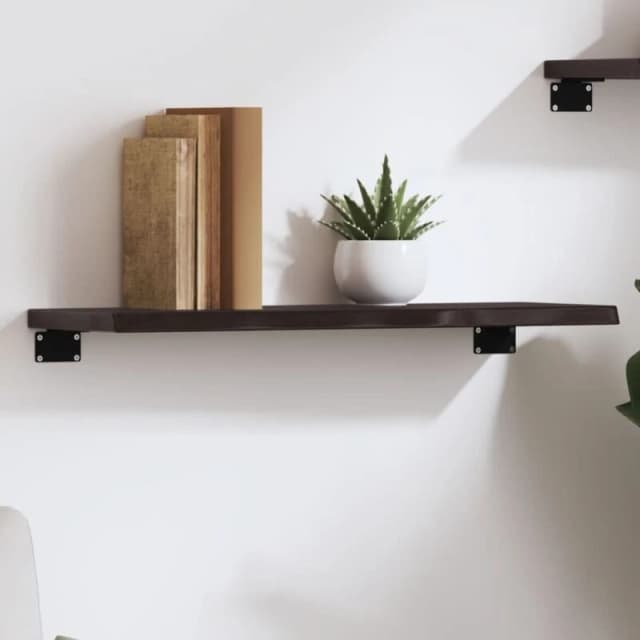 VIDAXL Vidaxl - Wall Shelf Dark Brown 60x20x2cm Treated Solid Wood Oak 8720845814823