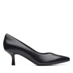Clarks Violet Court Heels - Black