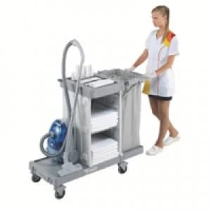 Slingsby Housekeeping Trolley Large Base Grey 374981