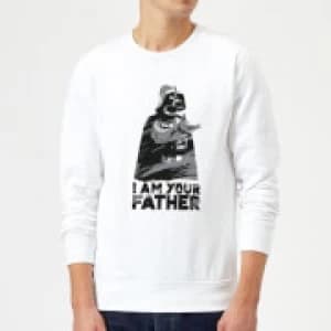 Star Wars Darth Vader I Am Your Father Sketch Sweatshirt - White - L