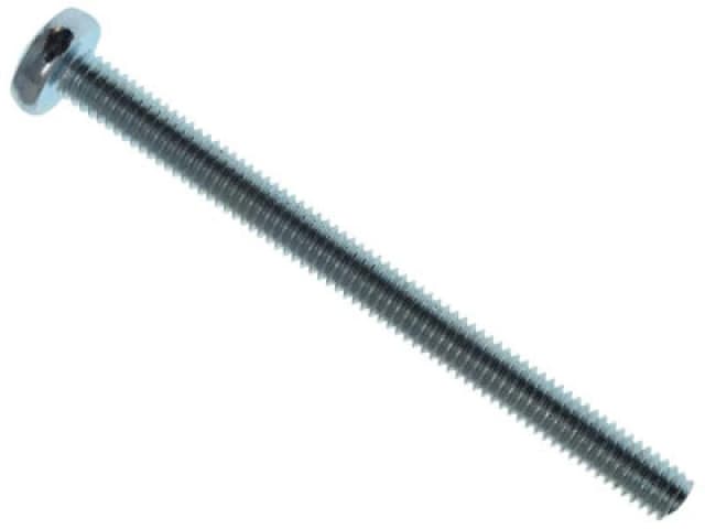 Metalmate Memmspan0450 Machine Screw Pozi Compatible Pan Head Zp M4 X 50mm Box 25 Memmspan0450