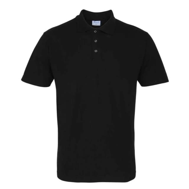 Premier Premier Men Studded Polo Shirt in Black Size: X-Small Black XS Male 5063693809263