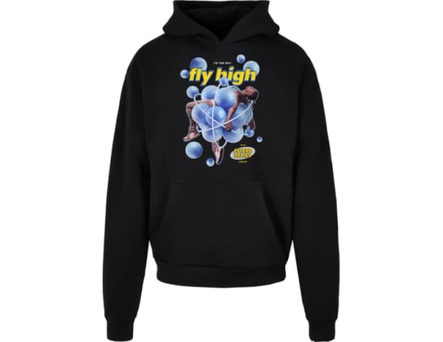 Mister Tee Psychadellic Oversized Hoody Black S