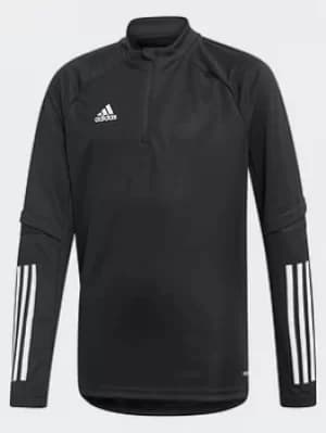 Boys, adidas Condivo 20 Training Top, Black, Size 7-8 Years