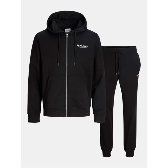 Jack and Jones Mason Zip Hoodie Tracksuit Co-ord Set Mens Black male S