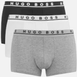 Hugo Boss 3 Pack Core Boxer Trunks Black/White/Grey Size XL Men