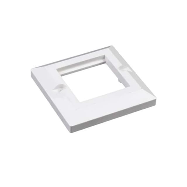 FDL BEVELLED 86 x 86mm MODULAR FACEPLATE - 1 GANG / 2 MODULES