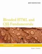 new perspectives on blended html and css fundamentals introductory