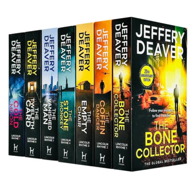 Lincoln Rhyme Thrillers Series Jeffery Deaver Complete 7 Book Collection Jeffery Deaver Books