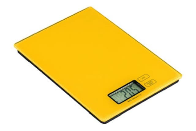 Premier Housewares Zing Glass Kitchen Scale Yellow