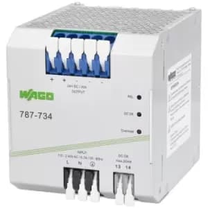 WAGO 787-734 Eco Single Phase 24VDC 20A Switched-Mode Power Supply
