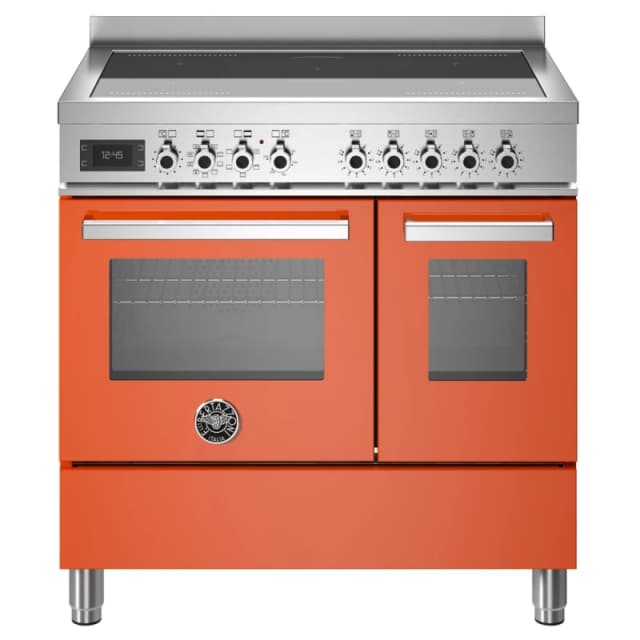 Bertazzoni PRO95I2EART 90cm Professional Induction Range Cooker - Orange PRO95I2EART