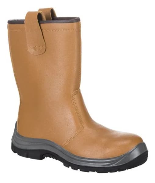 Portwest Steelite S1P CI HRO Safety Rigger Boots FW12TAR41 Colour: Tan