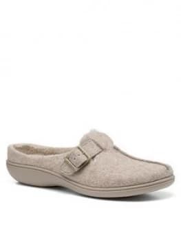 Hotter Affection Slipper - Oatmeal, Oatmeal, Size 3, Women