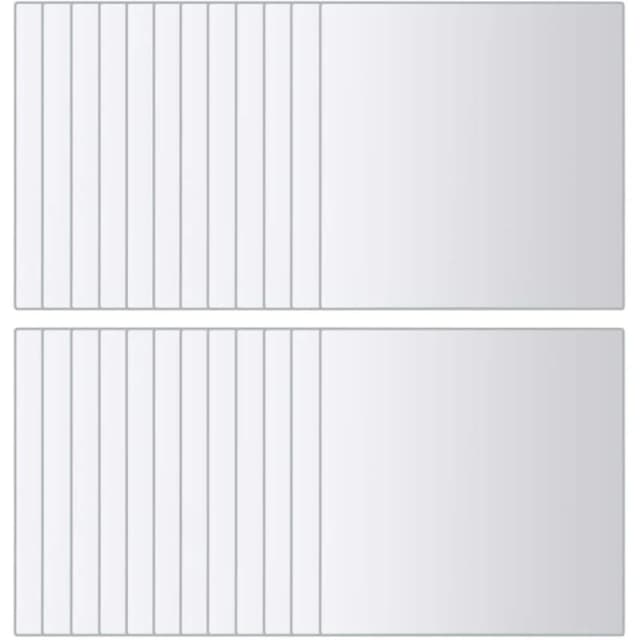 VIDAXL 48 pcs Mirror Tiles Square Glass Vidaxl 8719883873282
